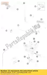 Here you can order the throttle grip cpl. Rac. 04 from KTM, with part number 59402010000: