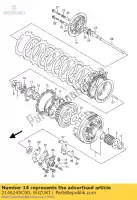 2146245C00, Suzuki, schijf, cl. druk suzuki vx vz 800 1990 1991 1992 1993 1994 1996 1997 1998 1999 2000 2001 2002 2003, Nieuw