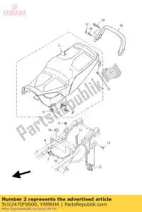 yamaha 5UX2470F0000 pokrowiec na siedzenie komp. - Dół