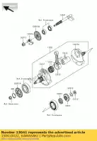 130410022, Kawasaki, Balanceador, eixo kawasaki kx  f kx450f 450 , Novo