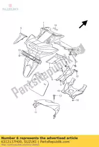 Suzuki 6312137H00 wspornik, ty? np - Dół