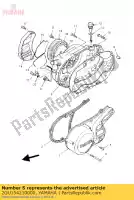 2GU154210000, Yamaha, tampa, cárter 2 yamaha rd yfz 350 1985 1986 1988 2000 2001 2002 2003 2004 2005 2006 2007 2008 2009 2011, Novo