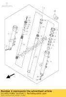 5114017G80, Suzuki, rura zewn?trzna, d? suzuki sv 650 2004 2005 2006 2007 2008 2009 2010, Nowy