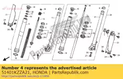 Here you can order the spring, fr. Fork from Honda, with part number 51401KZZA21: