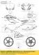 Padrão, capuz superior, lh, bx250 superior Kawasaki 560751639