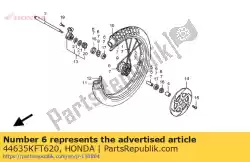 Qui puoi ordinare hub sub assy, ?? Fr da Honda , con numero parte 44635KFT620: