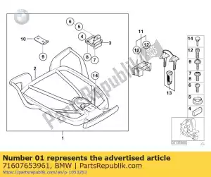 Bmw 71607653961 bagagerek - Midden
