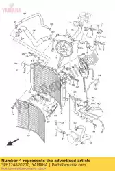 Ici, vous pouvez commander le pipe 2 auprès de Yamaha , avec le numéro de pièce 3P6124820200: