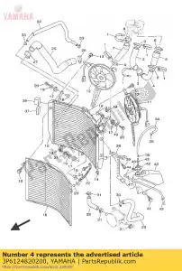 yamaha 3P6124820200 rura 2 - Dół