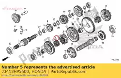 Aqui você pode pedir o colar a, spline em Honda , com o número da peça 23413HP5600: