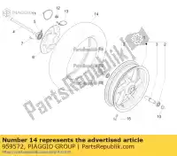 959572, Piaggio Group, pneu 120 / 70-13 