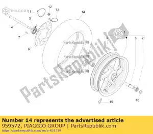 Piaggio Group 959572 pneu 120 / 70-13 