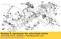 16191MCT010, Honda, tube comp. water honda fjs silver wing d a swt fjs600a fjs600d fjs400a fjs400d fjs400 400 600 , Nieuw