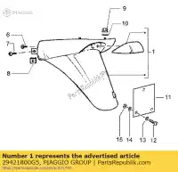 29421800G5, Piaggio Group, achterhoede vespa 4t et 50 1997 1998 2002, Nieuw