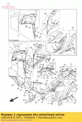 lichaam, voor. Onder 1 van Yamaha, met onderdeel nummer 1WDXF83L70P1, bestel je hier online: