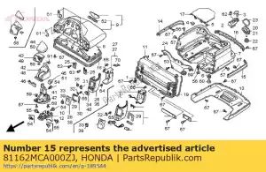 Honda 81162MCA000ZJ molduras, l. lado del tronco * r - Lado inferior