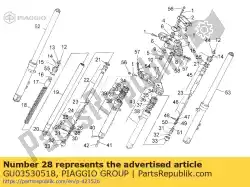 Tutaj możesz zamówić odbicie ig? Y prawej od Piaggio Group , z numerem części GU03530518: