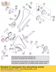 ktm 60336010000 wydech wa?ka rozrz?du - przód - Dół