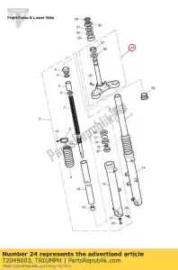 triumph T2049003 yoke assylower - Bottom side