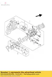 Aqui você pode pedir o compasso de calibre, re em Suzuki , com o número da peça 6910008J00999: