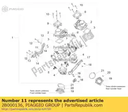 Ici, vous pouvez commander le support auprès de Piaggio Group , avec le numéro de pièce 2B000136: