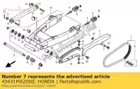 43431MAZ000, Honda, aucune description disponible pour le moment honda cb 1300 1997 1998 1999, Nouveau