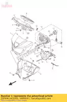 2SMH41442000, Yamaha, kap, koplamp head yamaha  yfm 450 700 2016 2017 2018 2019 2020 2021, Nieuw