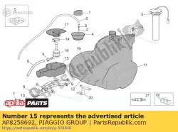 Aqui você pode pedir o câmara de combustível em Piaggio Group , com o número da peça AP8258692: