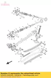 Aquí puede pedir asiento, resorte de válvula de Yamaha , con el número de pieza 52SE21260000: