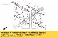 52500MCKG01, Honda, coussin assy., l. rr. honda vt 1100 2000, Nouveau