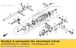 geen beschrijving beschikbaar op dit moment van Honda, met onderdeel nummer 24300MJG670, bestel je hier online: