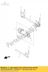 Ici, vous pouvez commander le ensemble de came de changement de vitesse auprès de Yamaha , avec le numéro de pièce 3D8185400000: