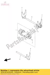 yamaha 3D8185400000 ensemble de came de changement de vitesse - La partie au fond