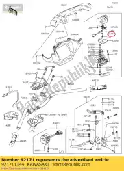 Tutaj możesz zamówić zacisk od Kawasaki , z numerem części 921711344: