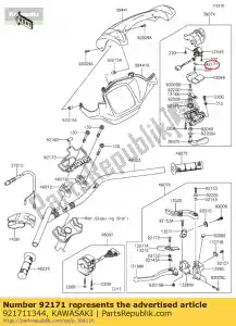 Kawasaki 921711344 zacisk - Dół