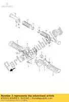 4352013FA0EE3, Suzuki, soporte comp. f suzuki gz marauder  u gz125 gz250 250 125 , Nuevo