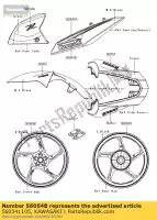 560541105, Kawasaki, mark,shroud,cnt kawasaki z  d klz versys a sx zx10r ninja j k e abs zx1000 h z1000 1000 , New