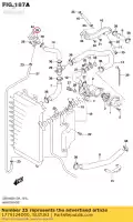 1779124D00, Suzuki, tampa do radiador Suzuki VL SV VZ GSR VZR AN VLR 800 650 600 1800 400 Volusia U S SU Z M800 Intruder A C800 UE M1800 RU2 R UA C800C ZU RZ RZU2 Burgman C1800 RT Touring RNU2 RN 2 M1800R2 RNUF RZUF RUF ZA M800Z CUE C800B Black Edition RBZUF RBZ B.O.S.S, Novo