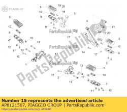 Aprilia AP8121567, Ko?ek, OEM: Aprilia AP8121567