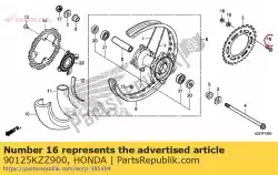 Aqui você pode pedir o parafuso, fixação da roda dentada, 10x31 em Honda , com o número da peça 90125KZZ900: