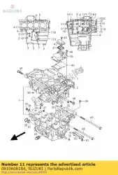 Here you can order the bolt,8x55 from Suzuki, with part number 0910608184: