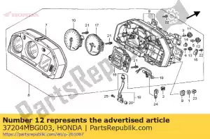 Honda 37204MBG003 stopcontact. - Onderkant