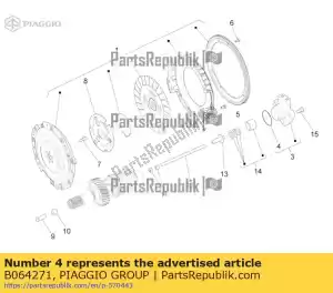 Piaggio Group B064271 pier?cie? uszczelniaj?cy - Dół