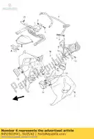 9452002FA1, Suzuki, parentesi graffa, vista posteriore suzuki tl 1000 1998 1999 2000 2001 2002, Nuovo