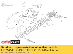 Aprilia AP8214148, Kupplungsseil, OEM: Aprilia AP8214148