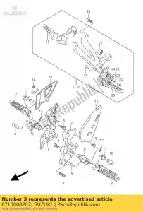 Suzuki 0713008207 bout - Onderkant