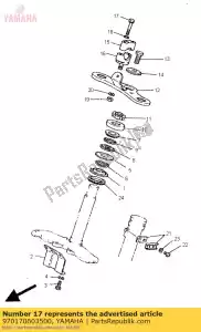 yamaha 970170603500 perno (21w) - Lado inferior