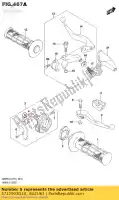 5712903D10, Suzuki, cubierta, acelerador suzuki rm  l dr z125 sw lw rm85 drz125l drz125 rm85l 85 125 , Nuevo