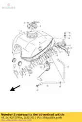 Ici, vous pouvez commander le assy de réservoir, carburant auprès de Suzuki , avec le numéro de pièce 4410042F30YAY: