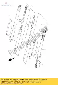 suzuki 5119003B30 cilindro - Il fondo